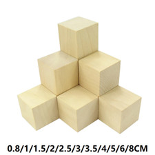 Natural Wooden Plain Cubes