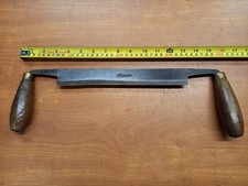 Vintage C J Skelton & Co Carpenter's Drawknife 10"  Good Vint Cond