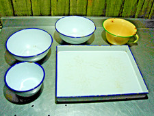 Selection vintage blue white - selection,