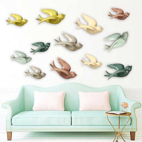 Flying wall birds hanging - flying,