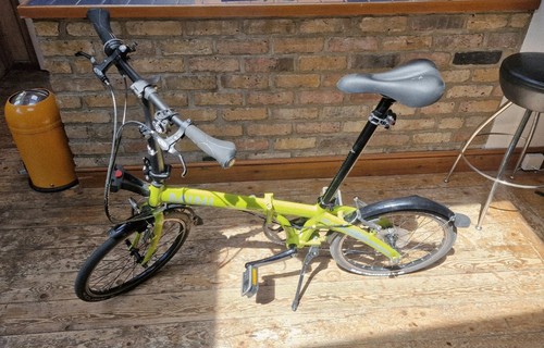 Bmw mini folding bike green - bmw,