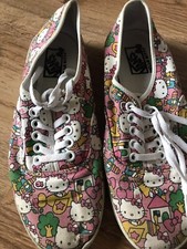 Vans hello kitty kawaii cute shoes size 5
