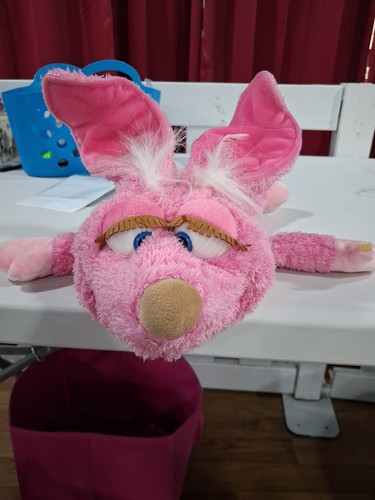 Pink bunny living puppets full - puppets,