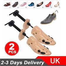 1 Pair of Wood Men's Shoe Stretcher Shoe Trees Shape Real Cedar Wood Size 41-46