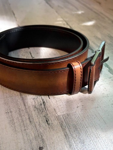 Berluti leather belt - belt, size