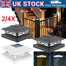 2/4x LED Solar Powered Deck