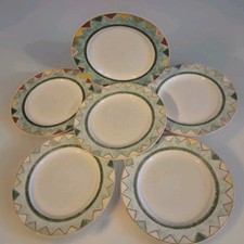 Royal Doulton Japota Dinner Plates Set of 6 Fine China Vintage 1998