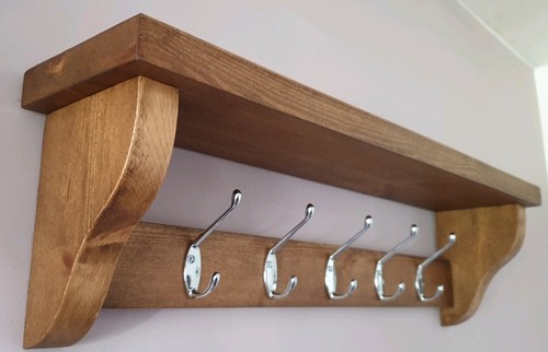 Coat rack with - with, shelf