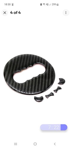Carbon effect steering wheel - carbon,