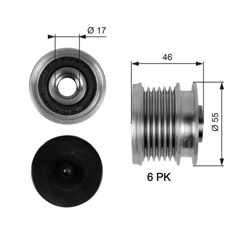 Gates oap7092 alternator - gates,