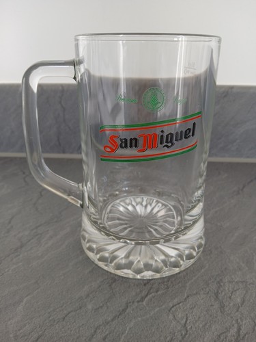 San miguel beer - glass, tankard