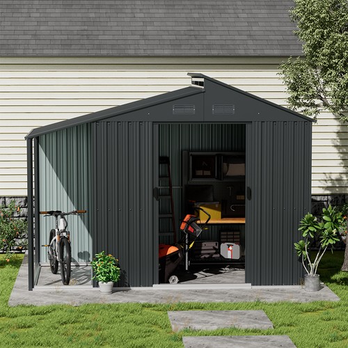 Metal tool shed with - 5, m2