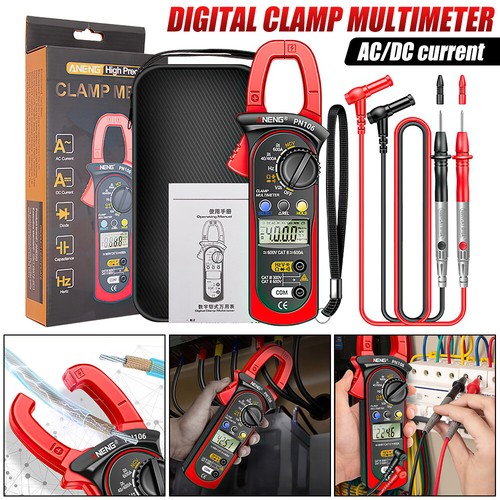 Digital clamp meter dc - meter, ac/dc