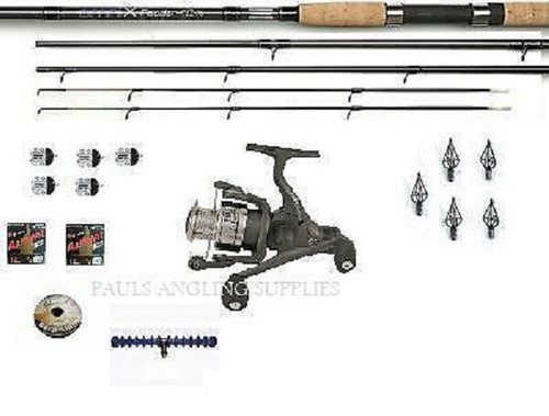 Feeder fishing set kit - fishing, rod