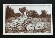 0335. WW1 Postcard - Bayonet