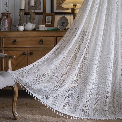 Sutuo home white crochet boho - sutuo,