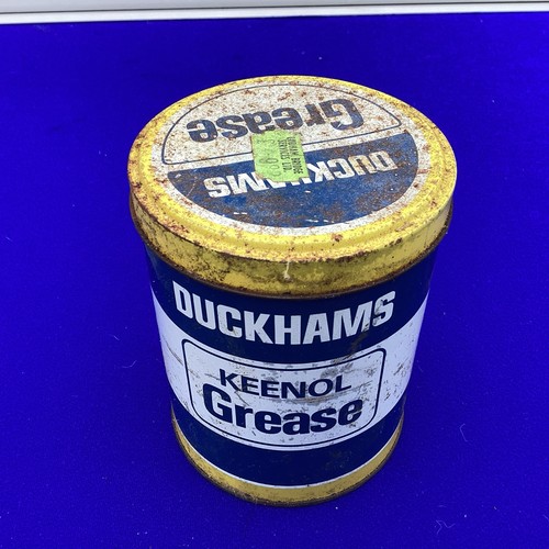 Vintage duckhams grease tin - vintage,