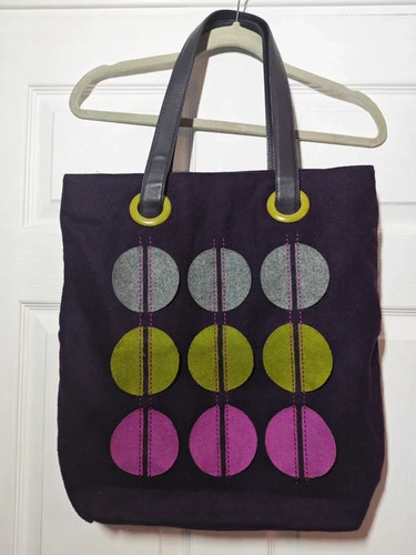 Boden wool mix purple - boden, bag