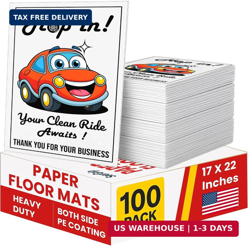 100 paper floor mats for - floor,