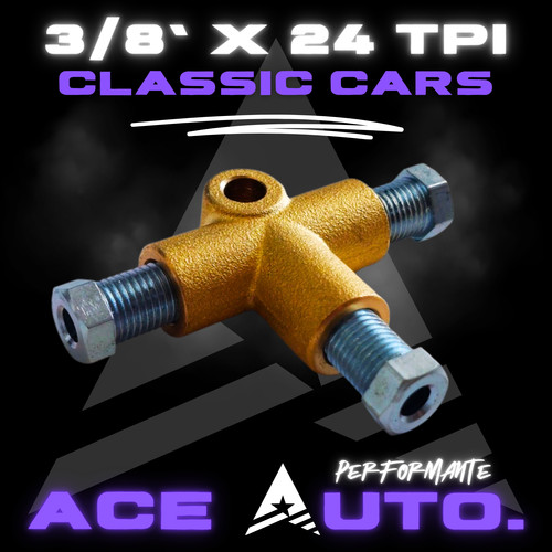 Way brass brake - way, t