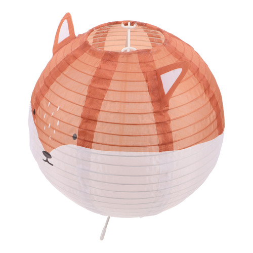 Fox shaped fabric table lamp - ,
