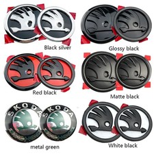 Pcs 80mm/90mm Skoda Emblem
