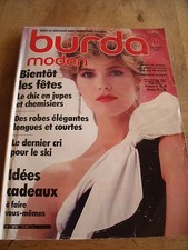 BURDA MAGAZINE MODEN LE CHIC IN SKIRTS ELEGANT DRESSES 11/1983