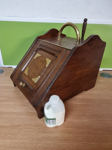 Antique victorian coal - coal, scuttle