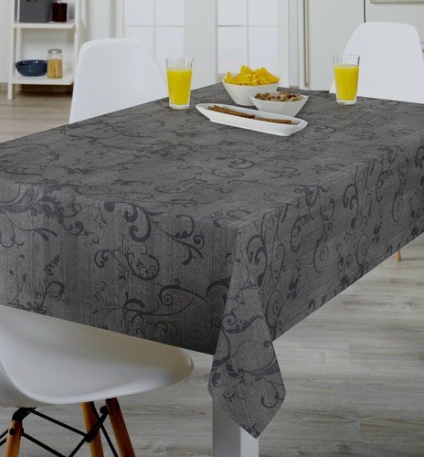 Charcoal black grey scroll - grey,
