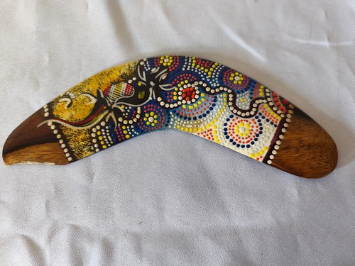 Small wood boomerang - wood,