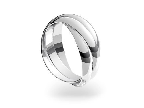 9ct white gold - white, russian