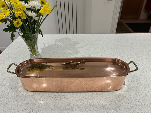 Vintage copper brass - vintage, fish