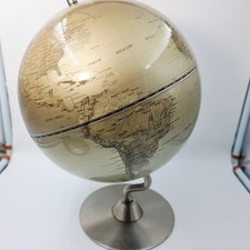 Gold World Globe Rotating