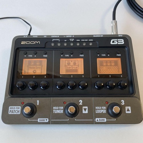 Zoom multi effects guitar - g3, multi-effects