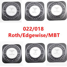 Dental Orthodontic Ceramic Brackets Roth/MBT/Edgewise 018/022 3-4-5 Hooks Clear