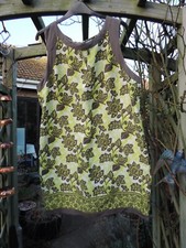 Size 18 Debenhams Collection sleeveless Lime leaf print summer ahift  dress
