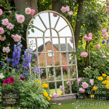 Small Metal Arched Wall Mirror