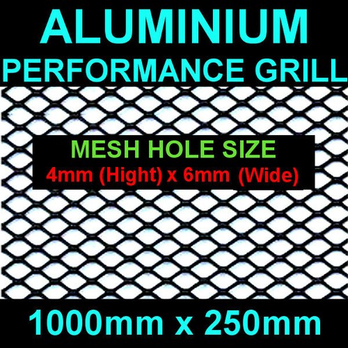 Black mesh grill - black,