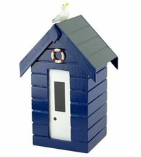 Navy Blue Wooden Beach Hut