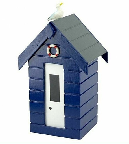 Navy blue wooden - blue, hut