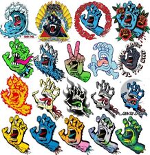 SANTA CRUZ Screaming Hand Sticker / Skateboard Snowboard Surf - Assorted Styles