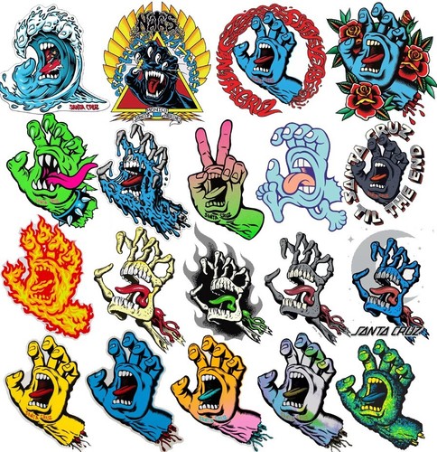 Santa cruz screaming hand - santa,