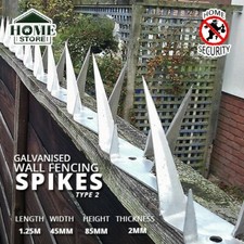 [Free Shipping] Galvanized Anti-Climb Wall Fencing Spikes Type2 (5pcs)