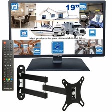Unispectra® 19" TV + Wall Bracket 12V / 240V  MOTORHOME CARAVAN BOAT TRUCK VAN