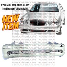 For Mercedes W210 E55 S210 AMG Style Facelift Front Bumper 00-02 – ABS Plastic