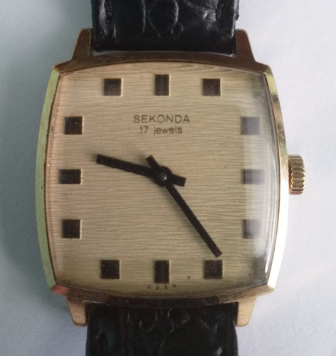 Vintage ussr sekonda - sekonda, gold
