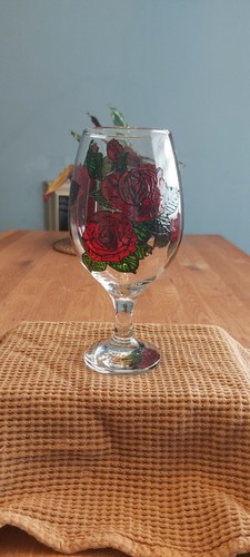 Large vintage hand - vintage, hand-painted