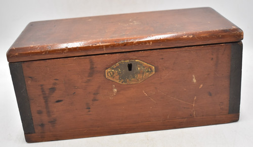 Antique oak deed - oak, box