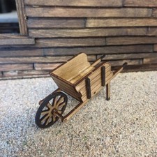 Miniature Wooden Wheelbarrow Kit - 16mm gauge railway (SM32)