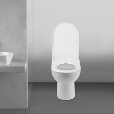 D-Shape Toilet Seat Toilet Seat Bidet Attachment with Integrated Bidet Shower Toilet Seat~